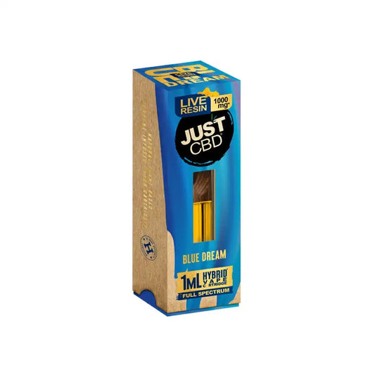 JustCBD Live Resin Cartridge in Blue Dream Strain
