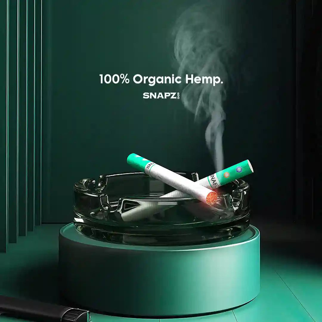 Snapz Duo can trigger Strawberry and Menthol Flavour with a snap at the filter.