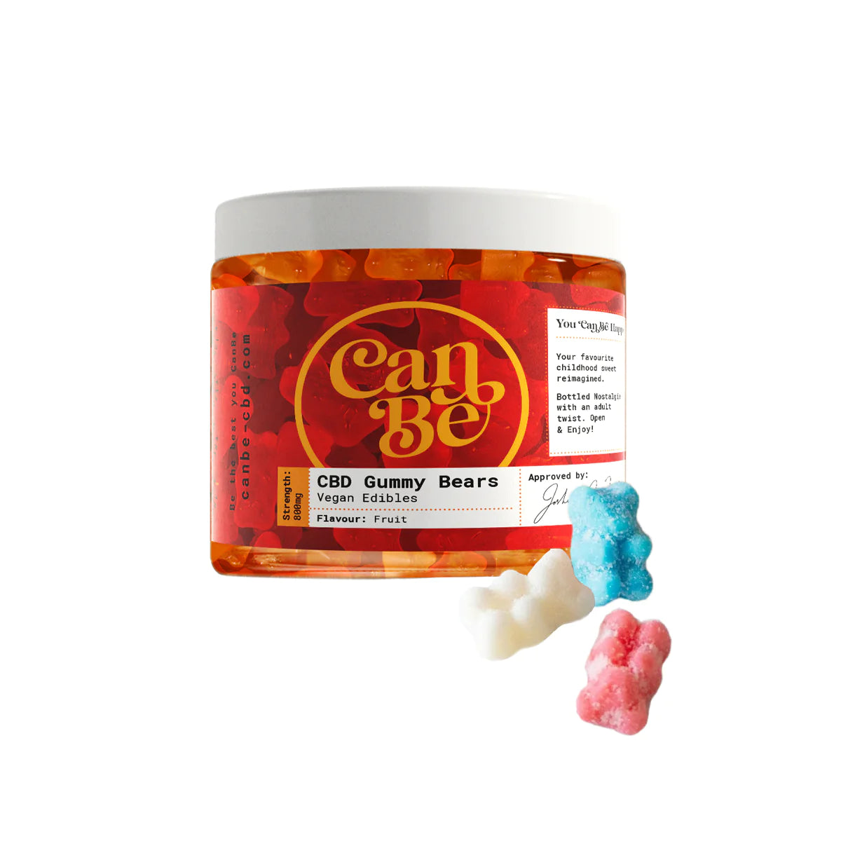 CanBe CBD gummy bears are cute and delicious!