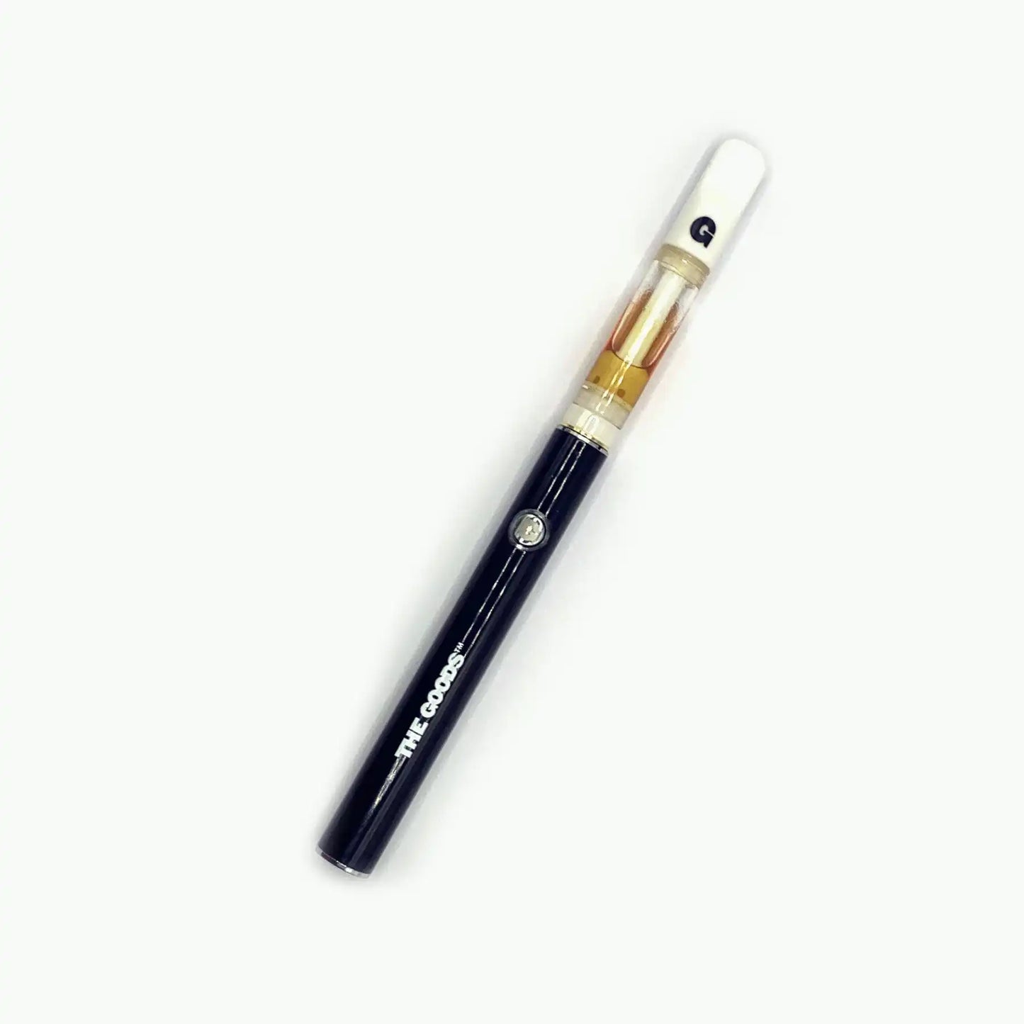 The Goods Vape Battery is sleek and slim to fit into anything..