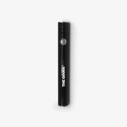 The Goods 510 Thread Vape Battery in black.