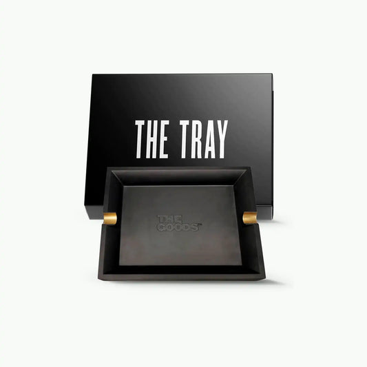 The Tray is a premium cannabis ashtray made by The Goods.